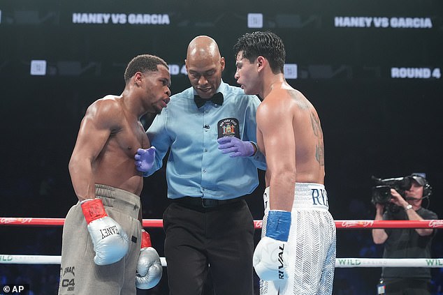 Garcia defeated Haney in a super lightweight bout last month with plenty of controversy