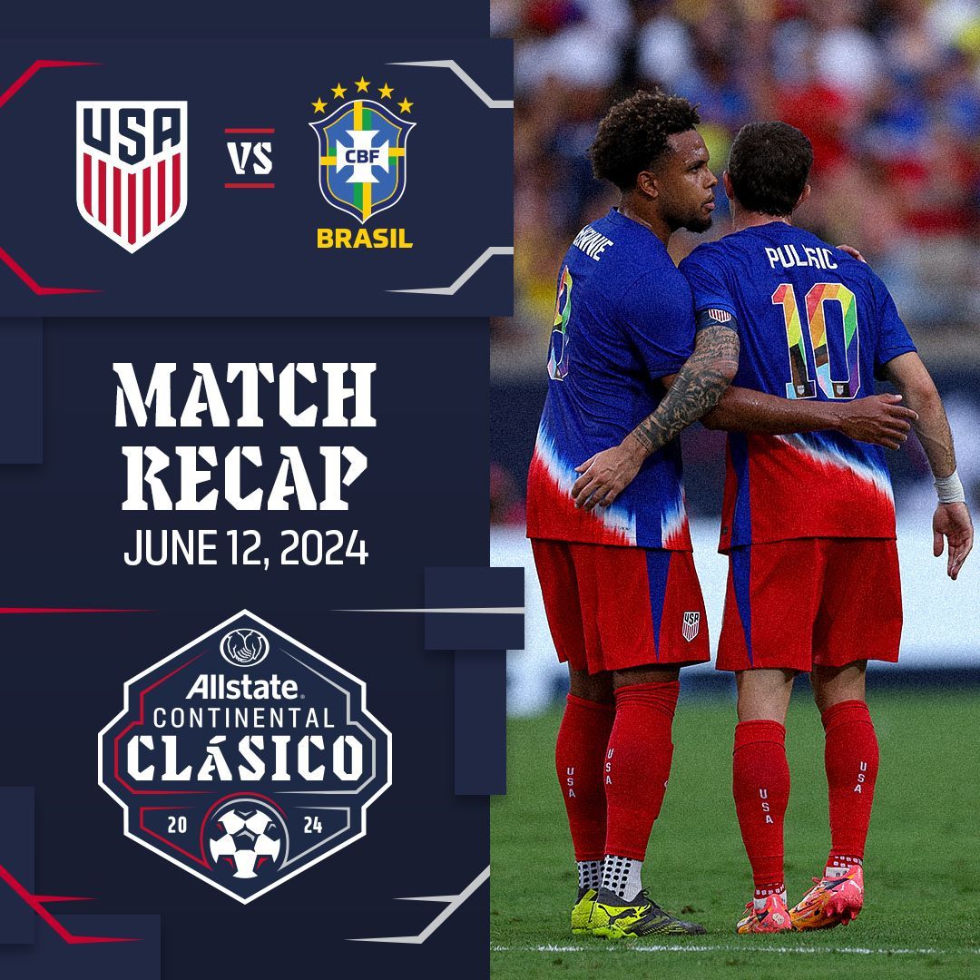 USMNT Vs. Brazil: Match Recap & Highlights - Soccer Results