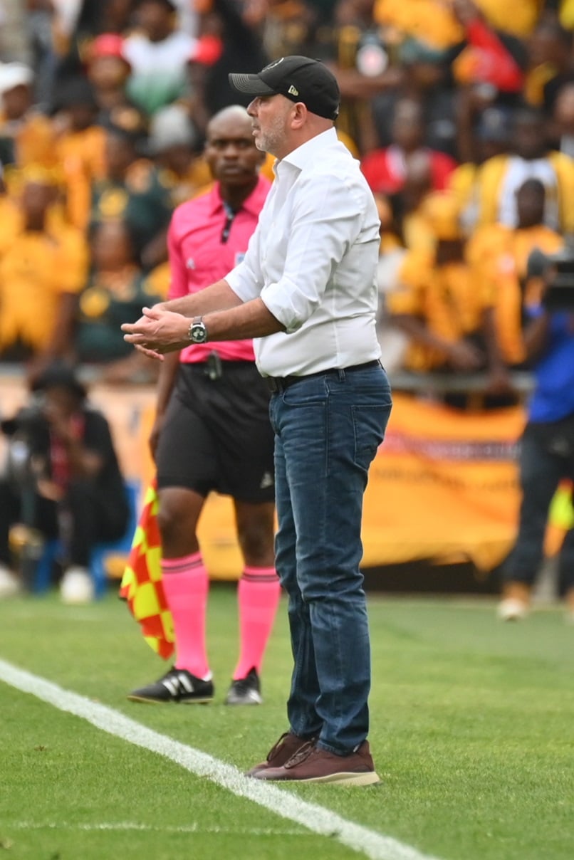 JOHANNESBURG, SOUTH AFRICA - SEPTEMBER 28:  Nasreddine Nabi, head coach of Kaizer Chiefs during the Betway Premiership match between Kaizer Chiefs and Mamelodi Sundowns at FNB Stadium on September 28, 2024 in Johannesburg, South Africa. (Photo by Alche Greeff/Gallo Images)