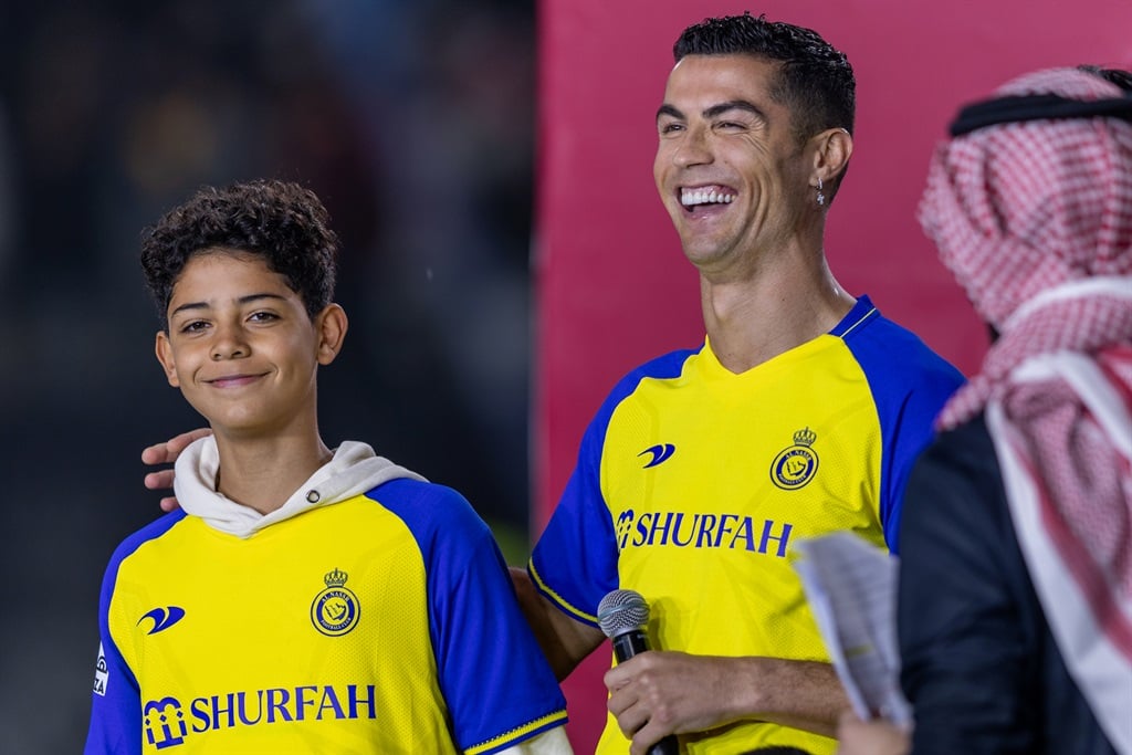 Cristiano Ronaldo has not completely ruled out playing with his son during his professional career.