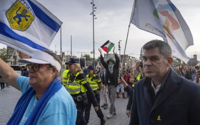 Israeli soccer fans targeted in ‘antisemitic’ attacks in Amsterdam