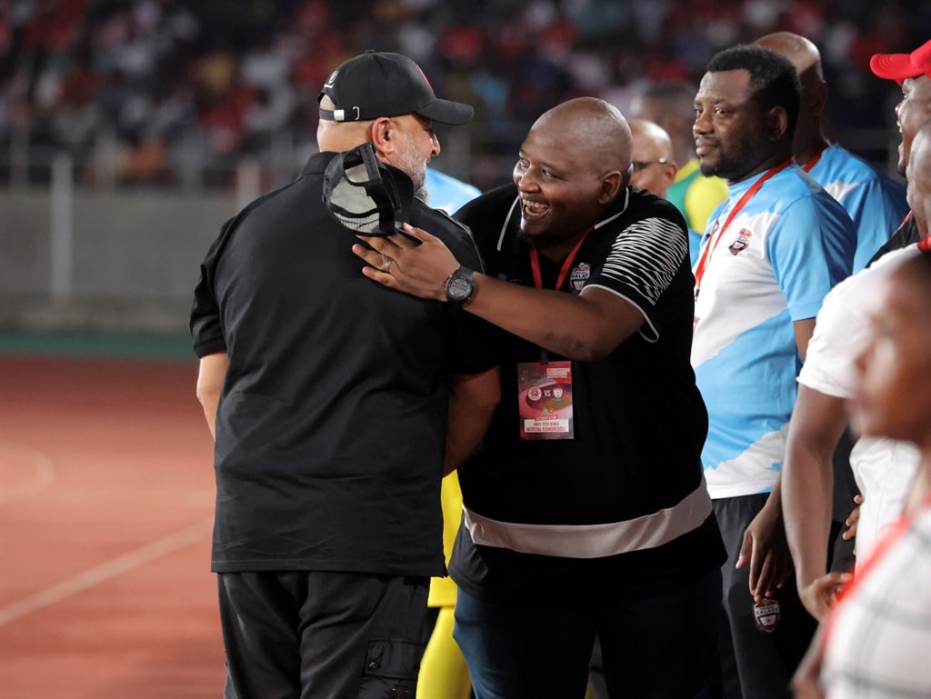 Morena Ramoreboli during the CAF Champions League 2023/24 match between Simba and Jwaneng Galaxy held at Benjamin Mkapa National Stadium in Dar es Salaam, Tanzania on 2 March 2024 