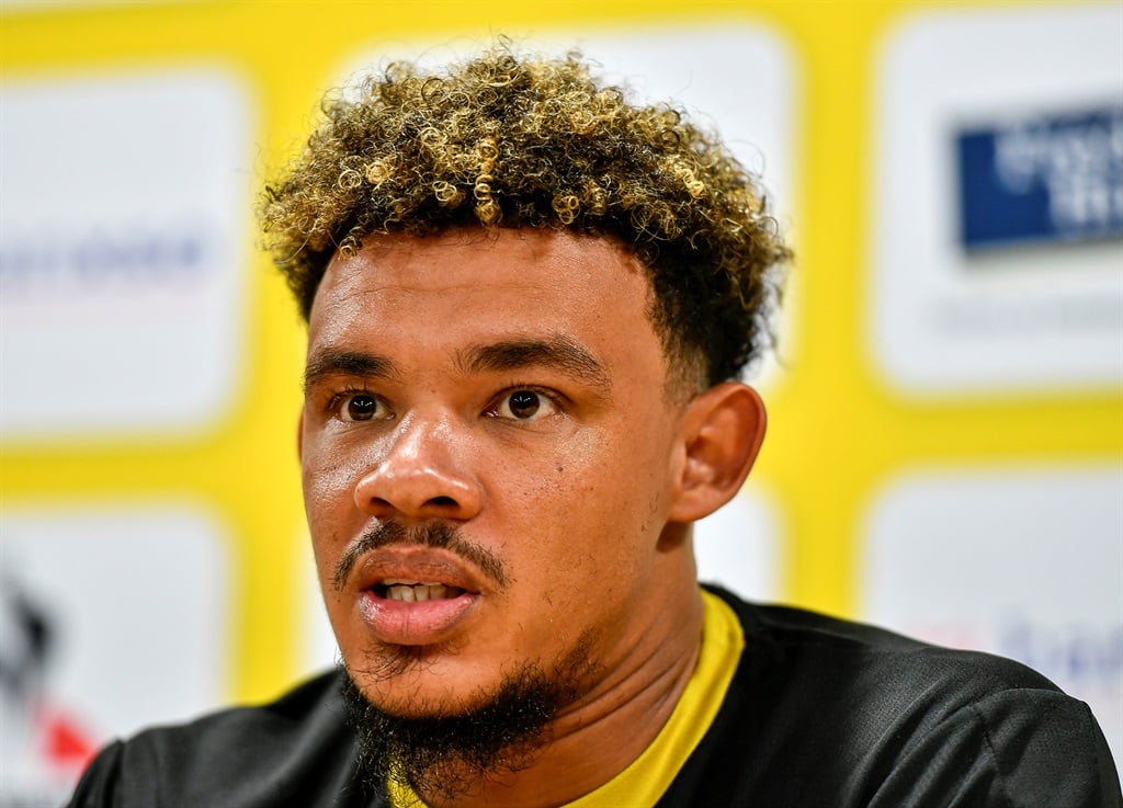 CAPE TOWN, SOUTH AFRICA - NOVEMBER 18: Ronwen Williams during the South Africa mens national soccer team training session and press conference at DHL Stadium on November 18, 2024 in Cape Town, South Africa. (Photo by Ashley Vlotman/Gallo Images)