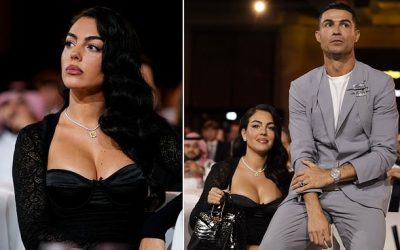 Georgina Rodriguez puts on a VERY busty display at Globe Soccer Awards