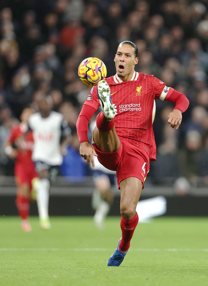 Liverpool skipper Virgil Van Dijk 