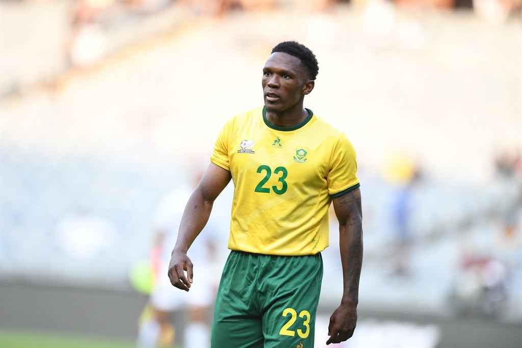 JOHANNESBURG, SOUTH AFRICA - SEPTEMBER 09: Lebo Mothiba during the International friendly match between South Africa and Namibia at Orlando Stadium on September 09, 2023 in Johannesburg, South Africa. (Photo by Lefty Shivambu/Gallo Images)