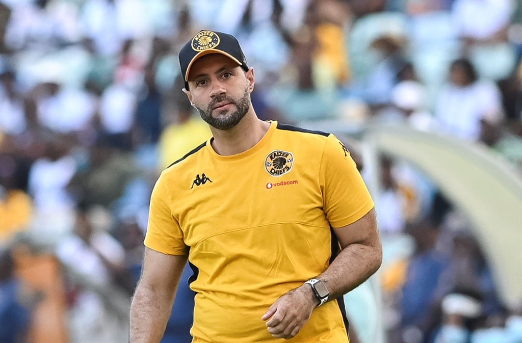 DURBAN, SOUTH AFRICA - JANUARY 19: Khalil Ben Youssef, assistant coach of Kaizer Chiefs during the Betway Premiership match between Kaizer Chiefs and Sekhukhune United at Moses Mabhida Stadium on January 19, 2025 in Durban, South Africa. (Photo by Darren Stewart/Gallo Images)