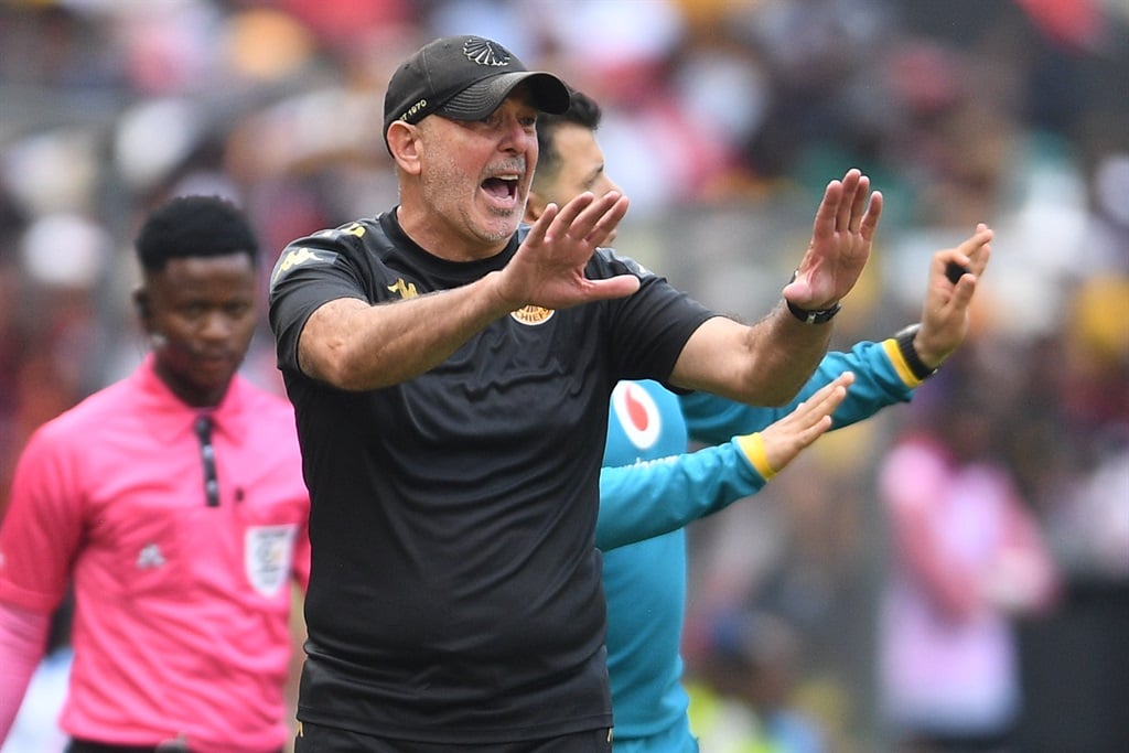 JOHANNESBURG, SOUTH AFRICA - FEBRUARY 01:Kaizer Chiefs coach Nasreddine Nabi during the Betway Premiership match between Orlando Pirates and Kaizer Chiefs at FNB Stadium on February 01, 2025 in Johannesburg, South Africa. (Photo by Lefty Shivambu/Gallo Images),