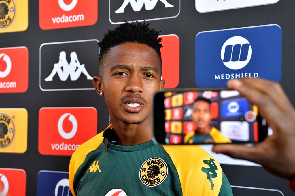 JOHANNESBURG, SOUTH AFRICA - SEPTEMBER 14:  Given Msimango of Kaizer Chiefs during the Kaizer Chiefs media open day at Kaizer Chiefs Village on September 14, 2023 in Johannesburg, South Africa. (Photo by Sydney Seshibedi/Gallo Images)