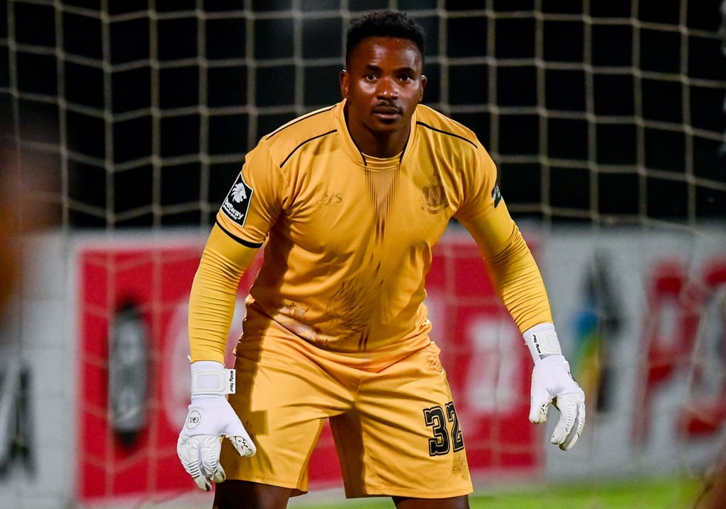 Xolani Ngcobo of Royal AM FC during the Betway Premiership 2024/25 match between Royal AM and Polokwane City at Harry Gwala Stadium in Pietermaritzburg on 30 October 2024