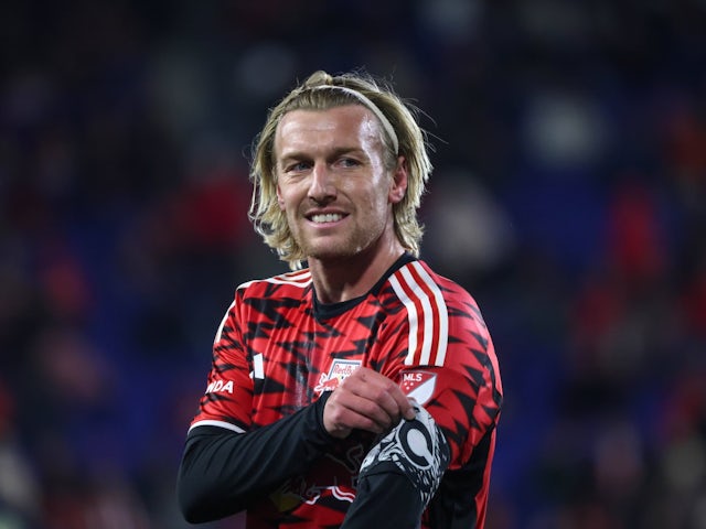  New York Red Bulls captain Emil Forsberg pictured on March 1, 2025