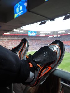 Patta co-founder Guillaume “Gee” Schmidt debuted a Patta x Nike Cryoshot Mercurial collaboration