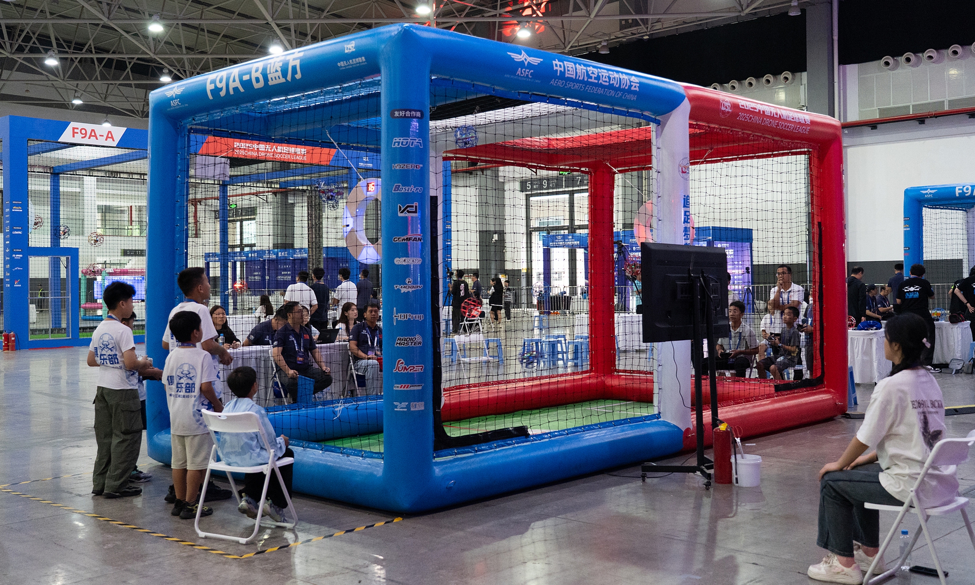 The 2025 China Drone Soccer League (Guiyang stop) is held in Guiyang, Southwest China’s Guizhou Province from August 27 to 30, 2025. Photo: VCG