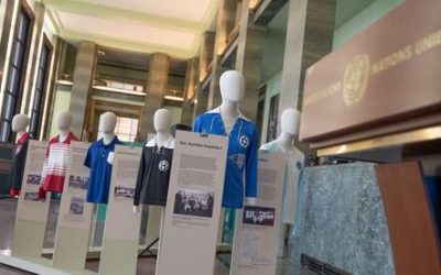 At UN, new exhibition shows how Nazis weaponized soccer to spread hate
