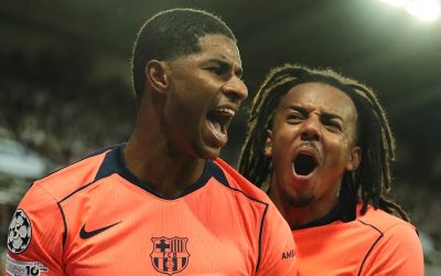 Champions League results: Marcus Rashford lifts Barcelona; Erling Haaland scores 50th UCL goal in Man City win