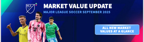 Major League Soccer: All new market values at a glance