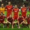 The Liverpool players line up for a team photo prior to the UEFA Champions League Group A match in 2007. (Source: Laurence Griffiths/Getty Images)